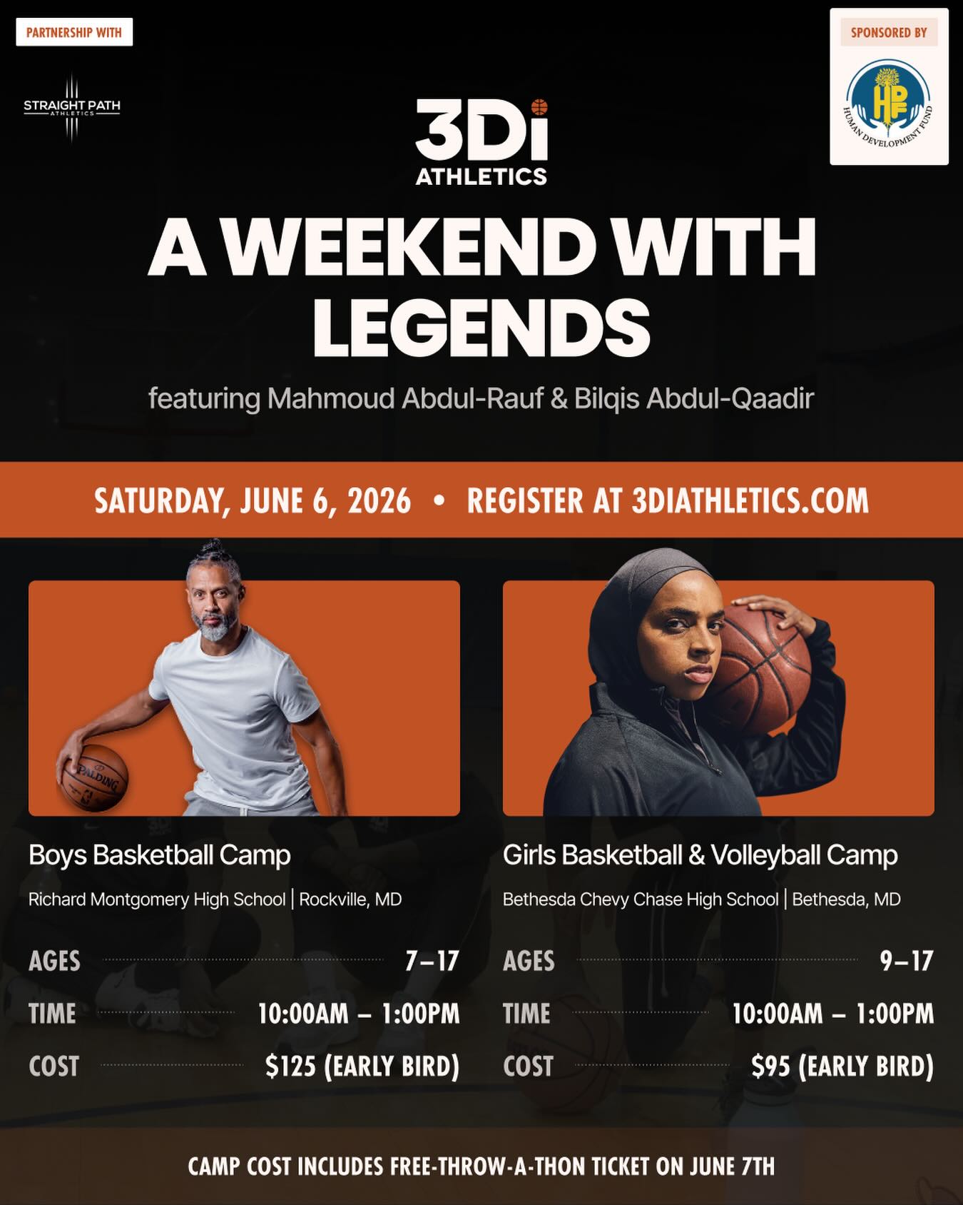 3Di Athletics Facebook ad: June 6th-7th in the DMV.