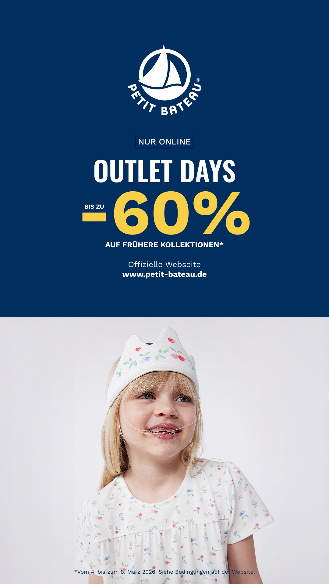 Petit Bateau Facebook ad
