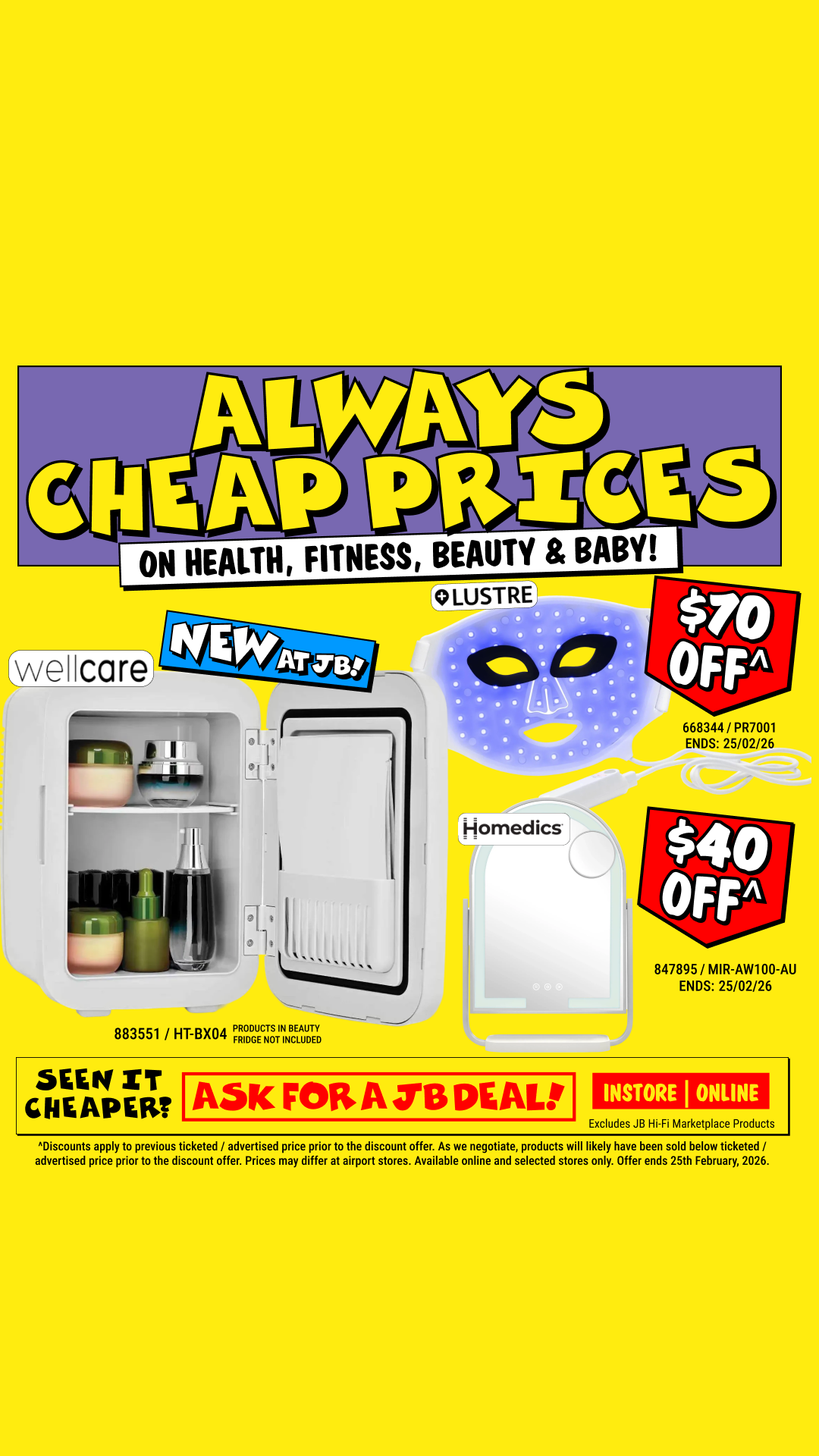 JB Hi-Fi Facebook ad