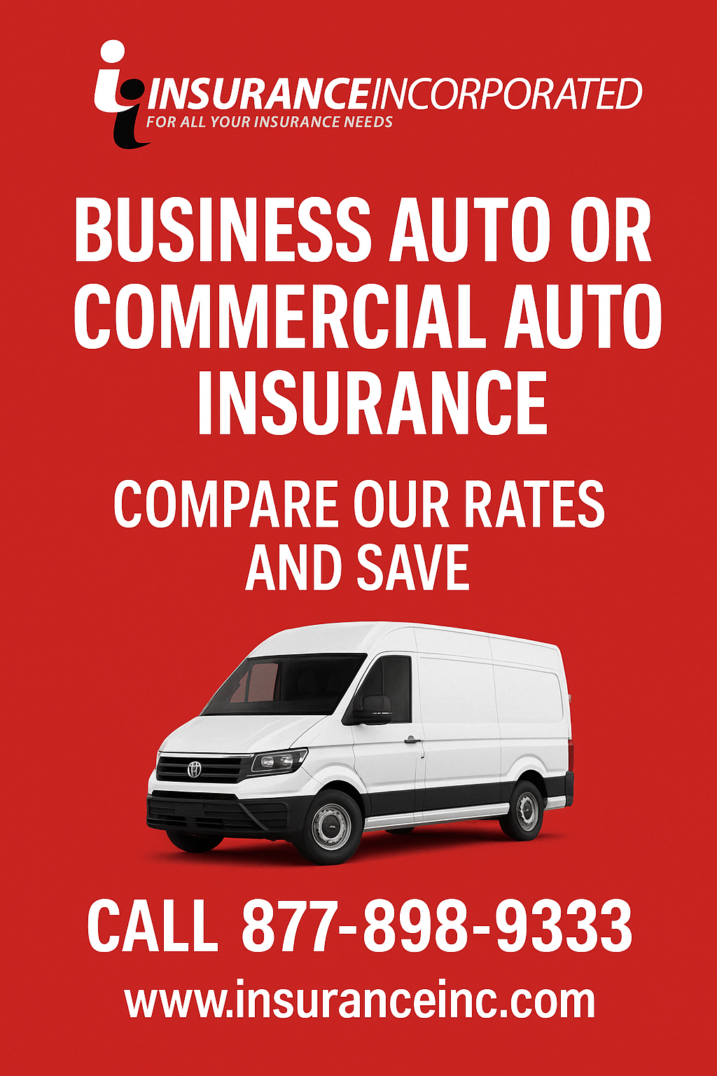 Insurance Incorporated Facebook ad: Protect your company car with us!