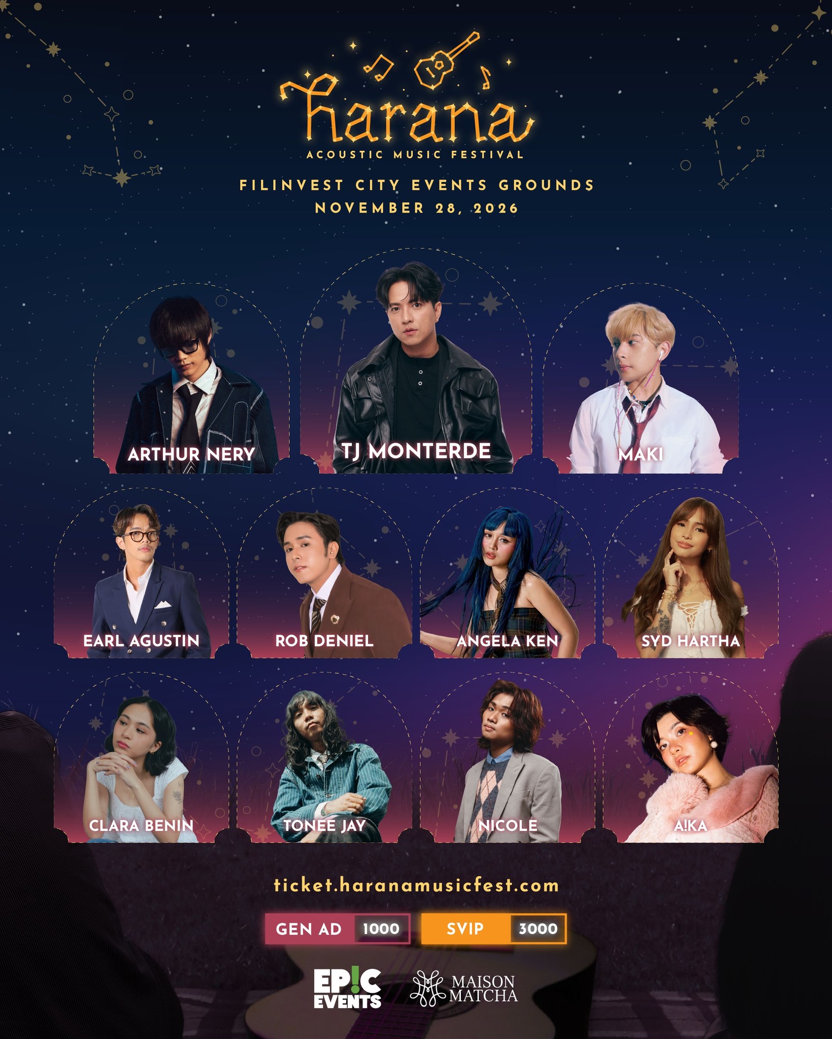 Harana Music Festival Facebook ad: Harana Music Festival brings a fresh, intimate vibe…