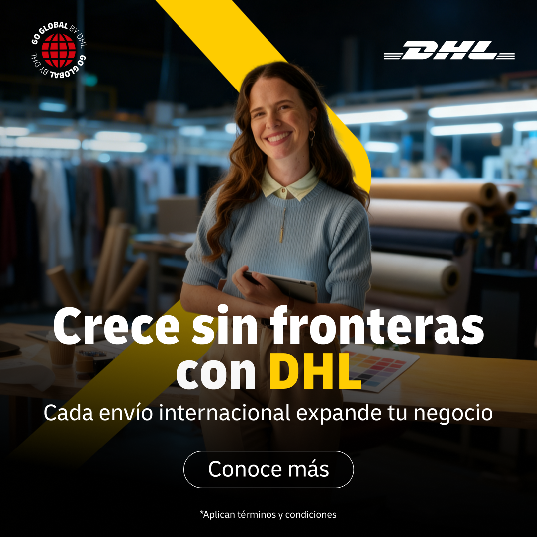 DHL Latinoamérica Facebook ad: Exporta con DHL.