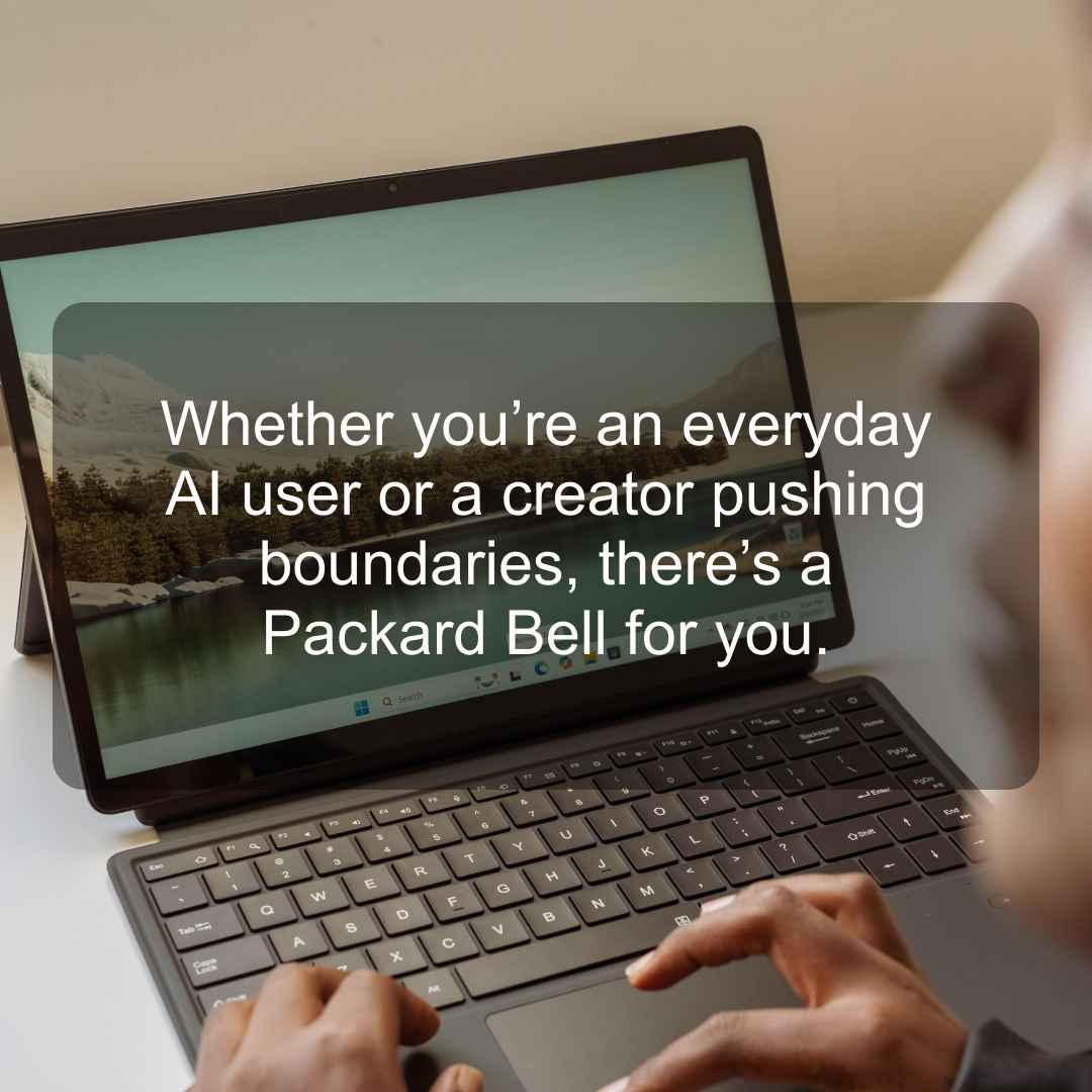 packardbell_sa Facebook ad: Choosing your next AI-ready PC?