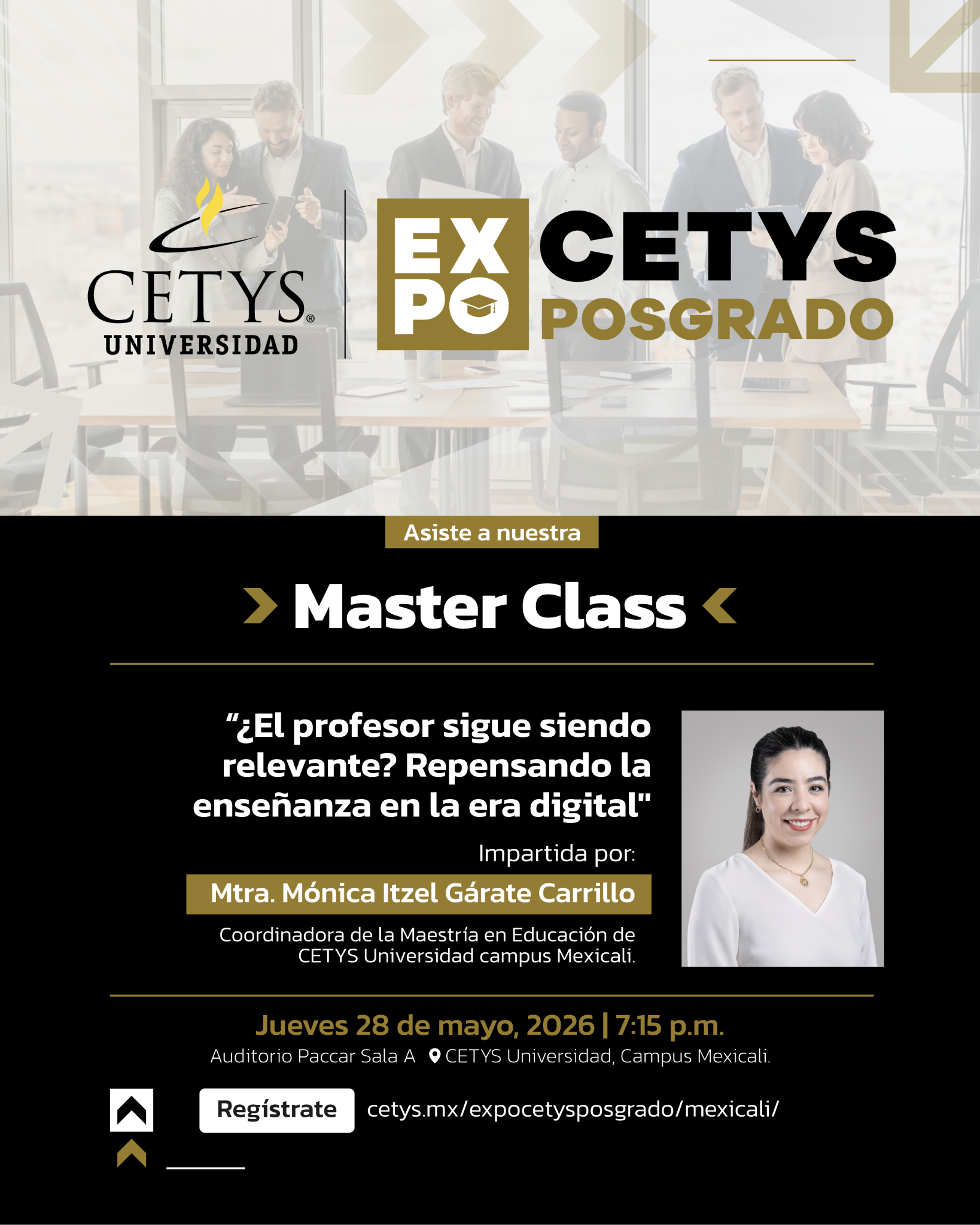 CETYS Universidad Campus Mexicali Facebook ad: ExpoCETYS Posgrado 2026