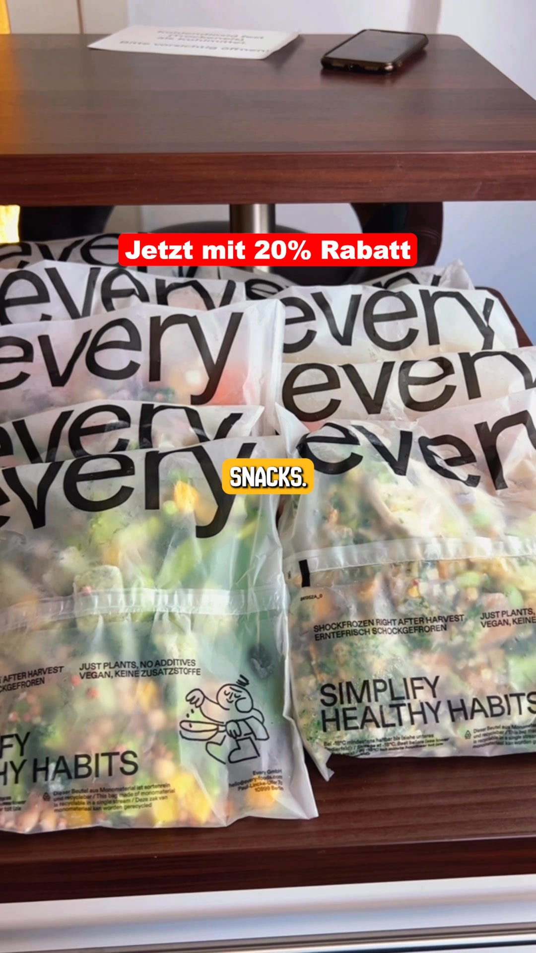 Every-Foods Facebook ad: Schnell!