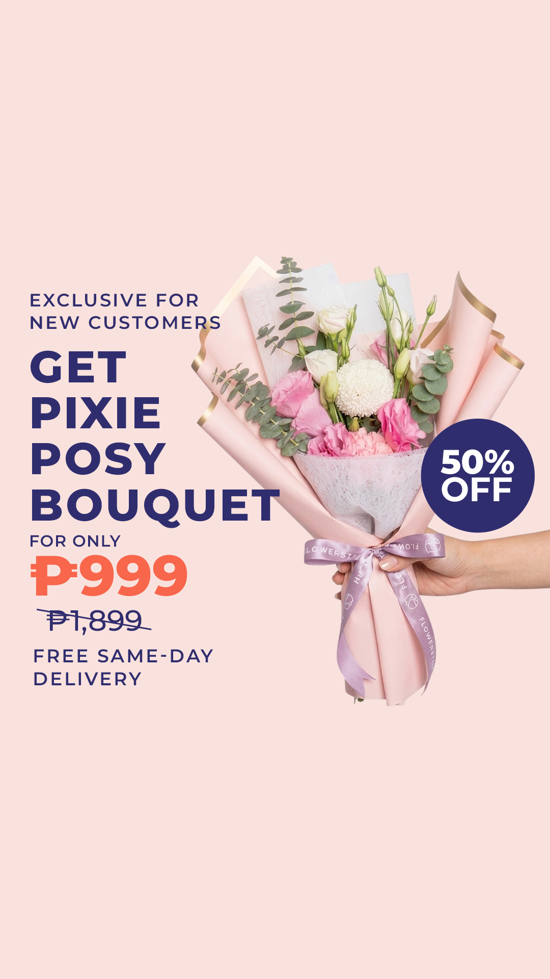 FlowerStore.ph Facebook ad from Aug 2, 2026