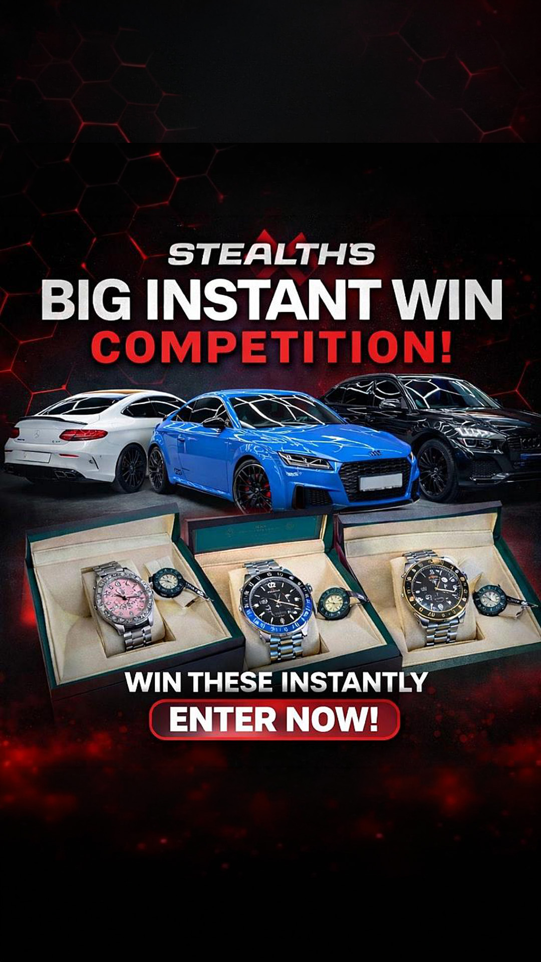 Stealth Competitions Facebook ad