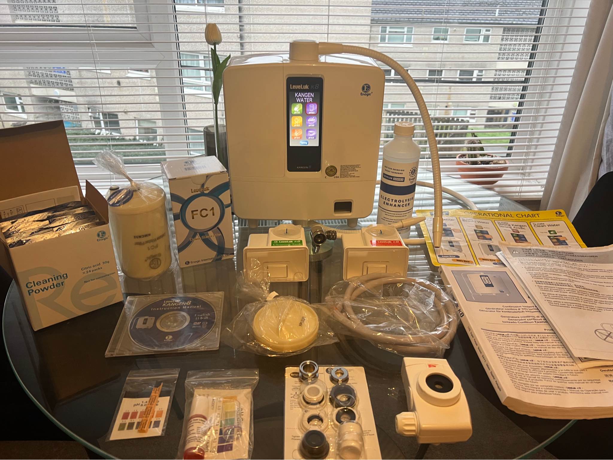 Hristo Hristov Facebook ad: Enagic Leveluk K8, Excellent Condition / Like New