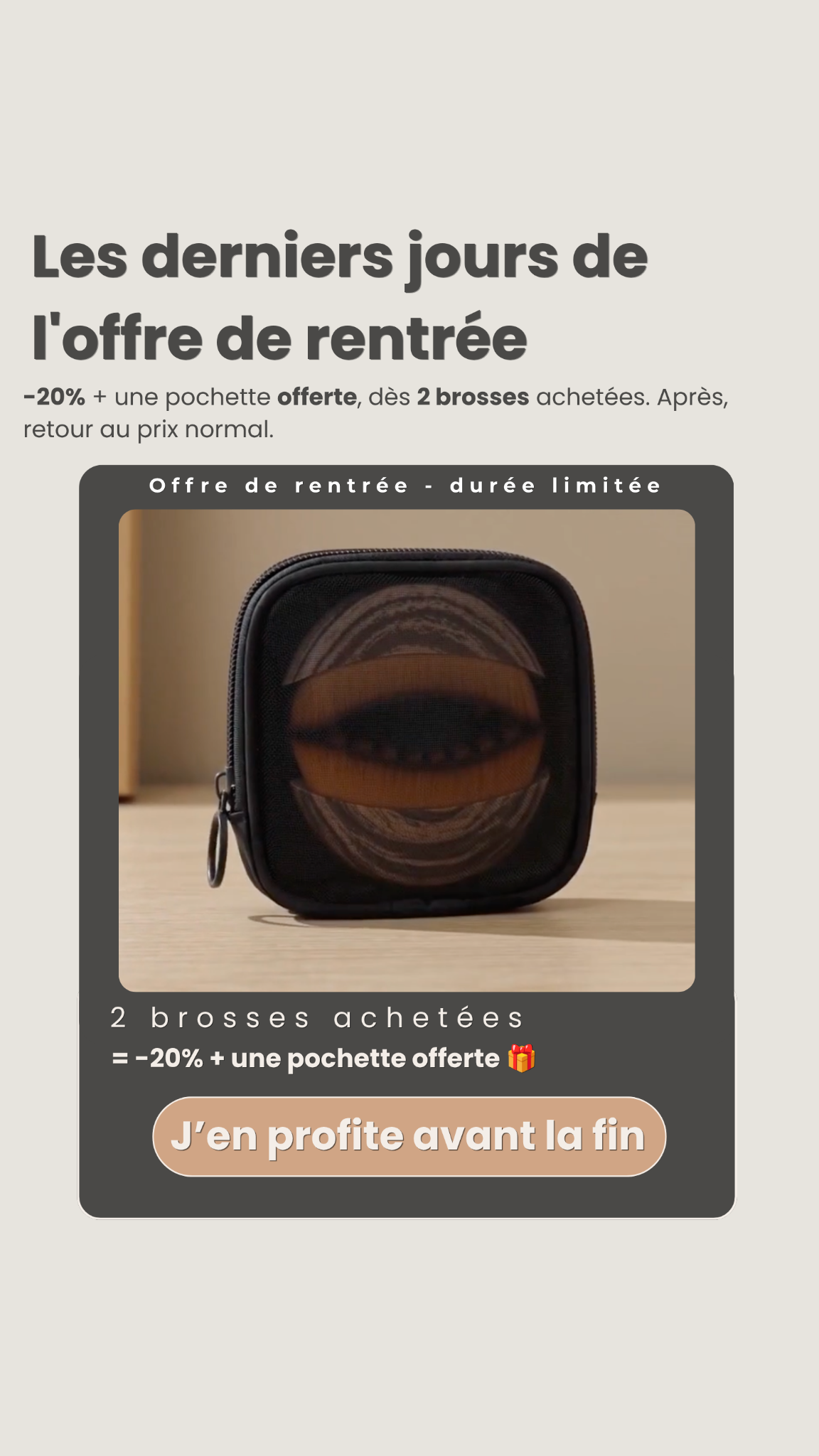 Alicia Brush Facebook ad: Ta routine mérite une mise à jour