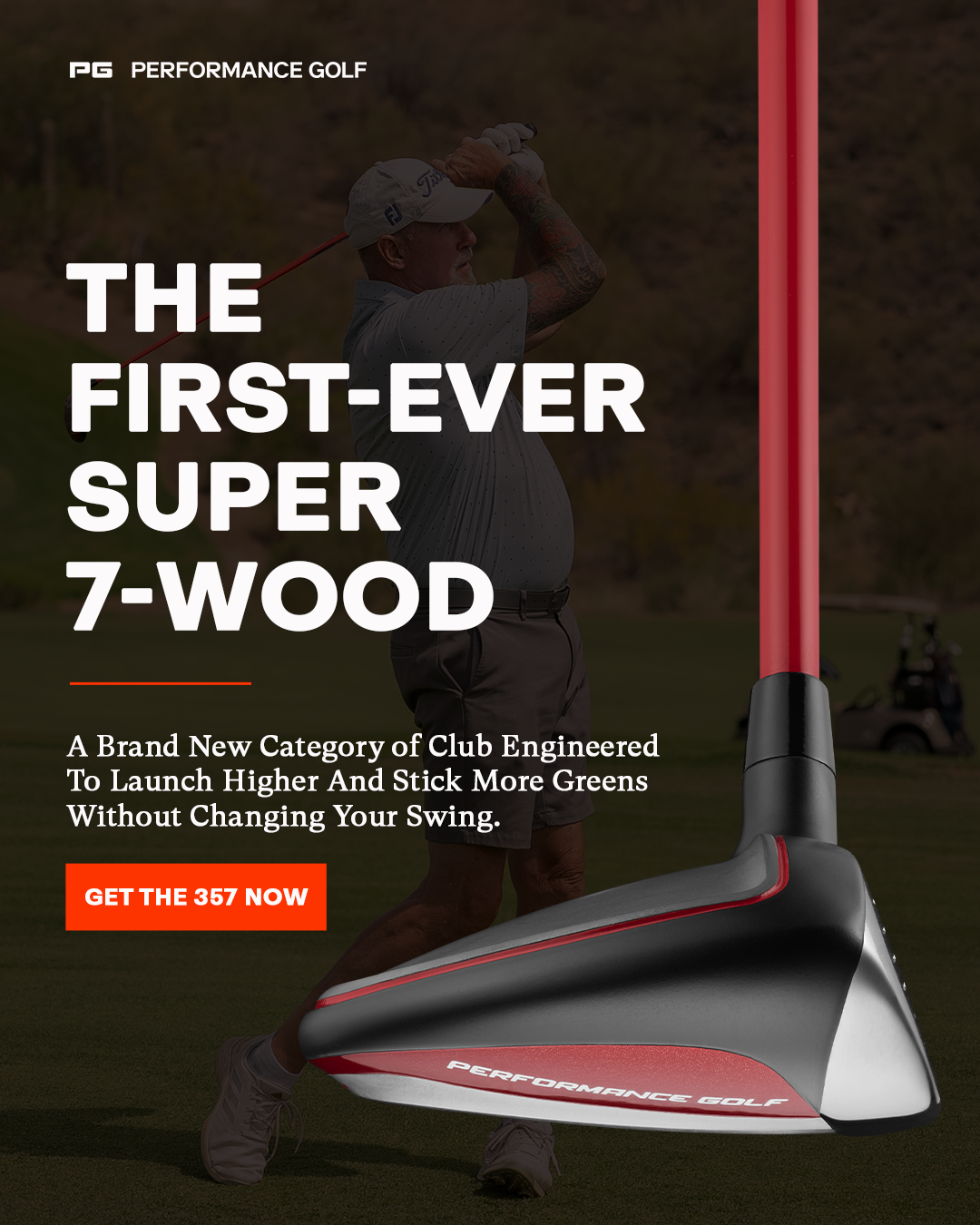 Performance Golf Facebook ad