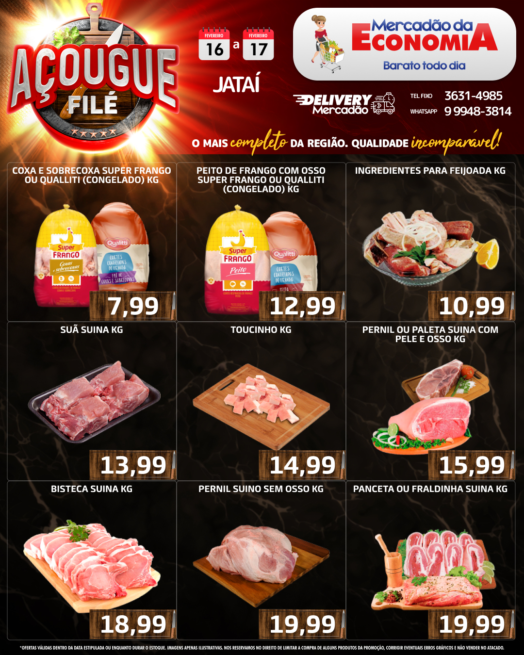 Mercadão da Economia Facebook ad: JATAÍ, é agora!