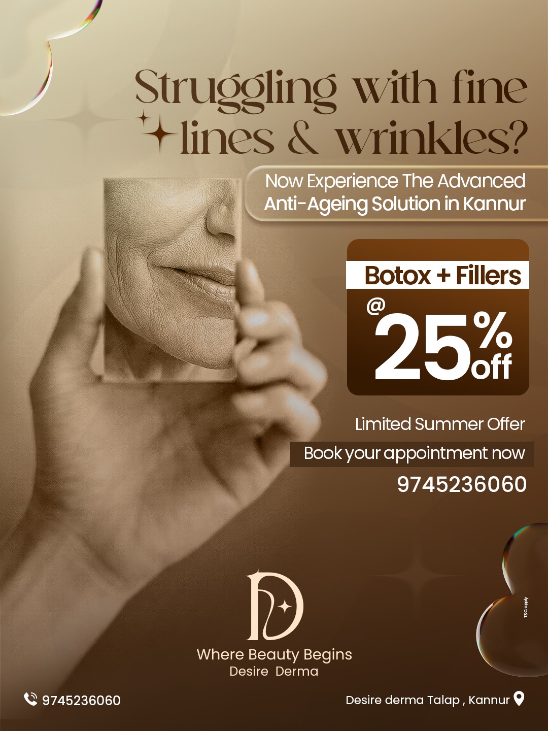 Desire Derma Skin Clinics Facebook ad