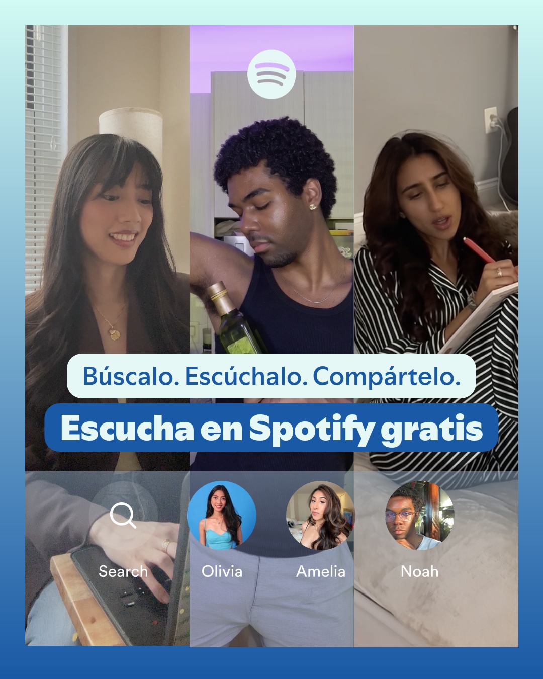 Spotify Facebook ad: Obtener Spotify gratis