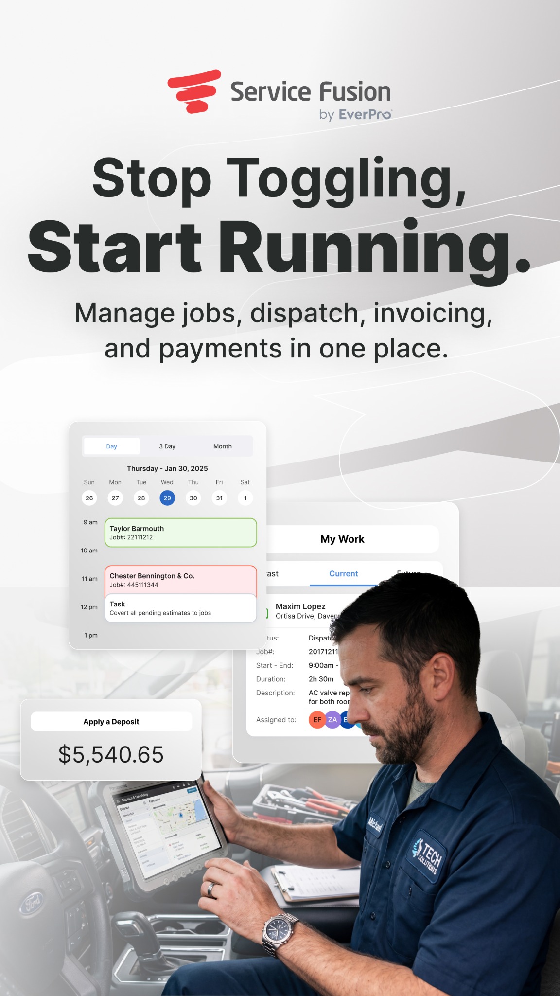 Service Fusion Facebook ad
