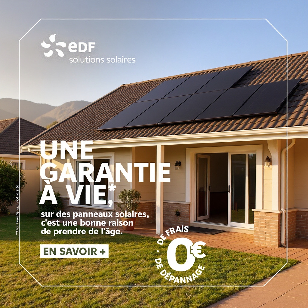 EDF solutions solaires Facebook ad