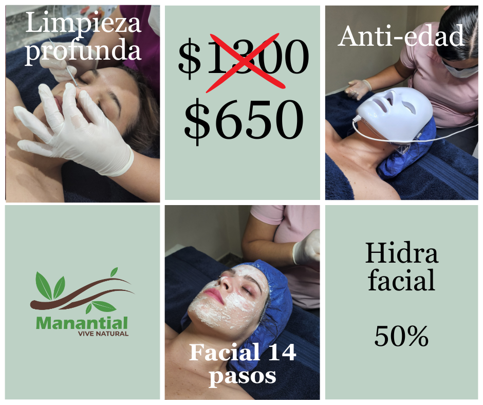 Manantial spa Anáhuac Facebook ad: Programa tu cita