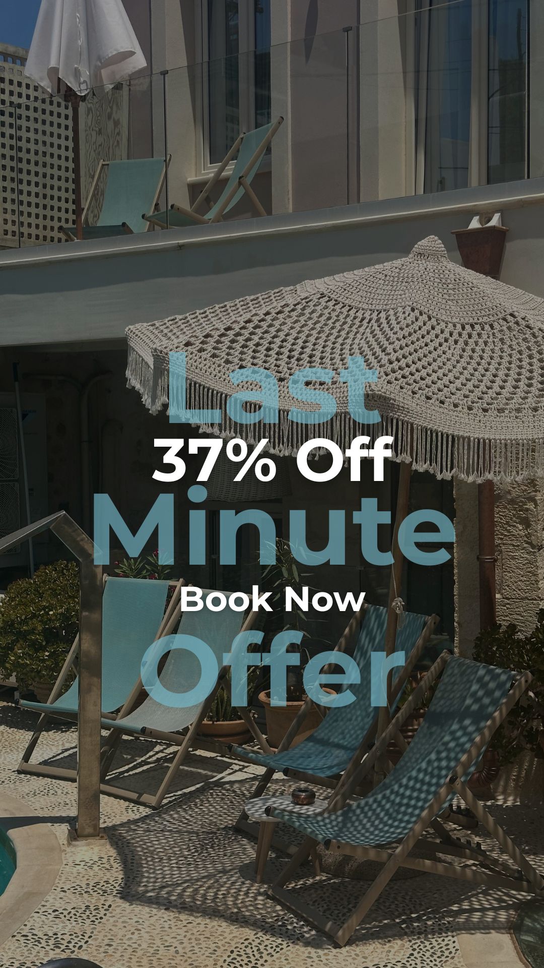 Thalassa Boutique Hotel Facebook ad: Let your summer begin where the sea meets…