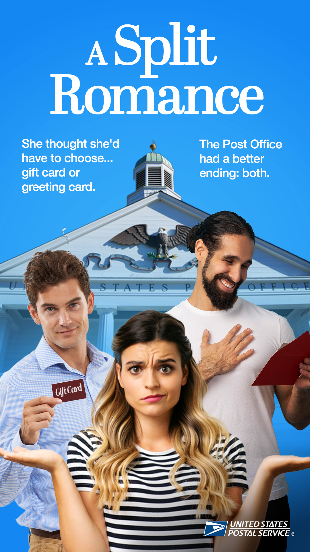US Postal Service Facebook ad: Thoughtfulness starts here