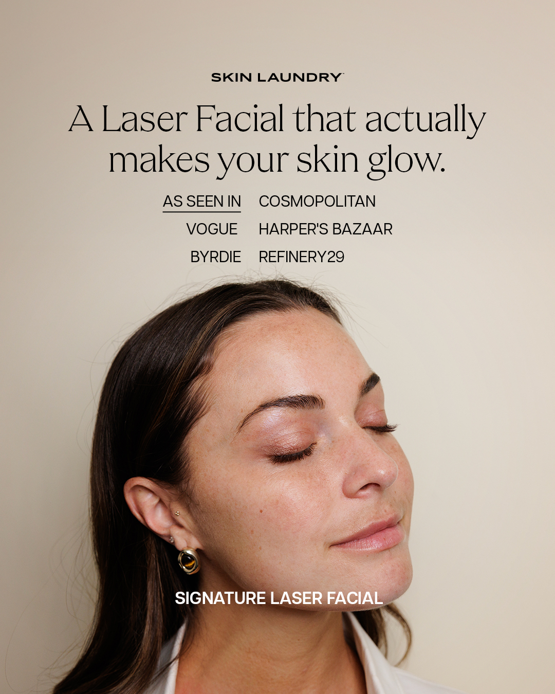 Skin Laundry Facebook ad