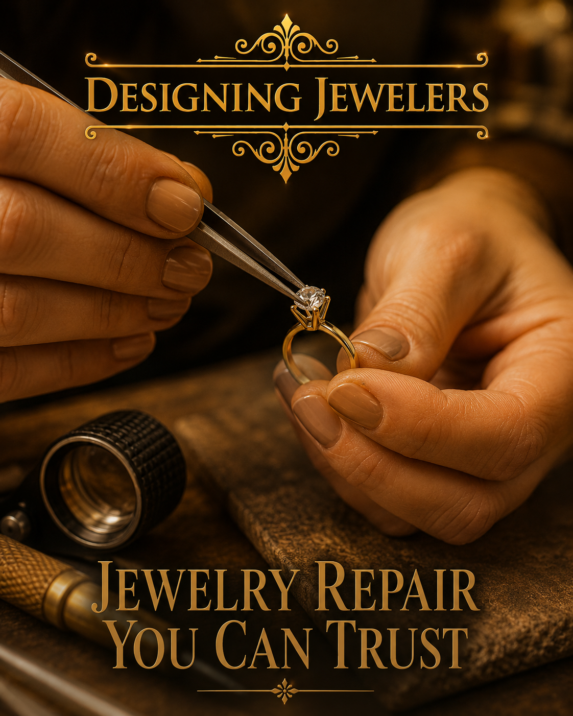 Designing Jewelers Facebook ad: Jewelry Repair You Can Trust