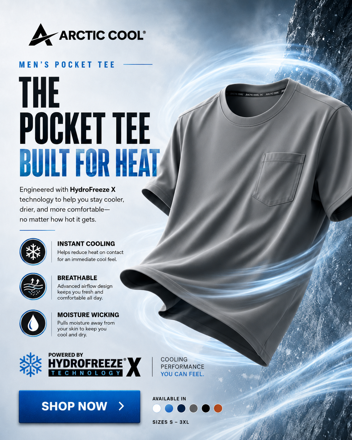 Arctic Cool Facebook ad