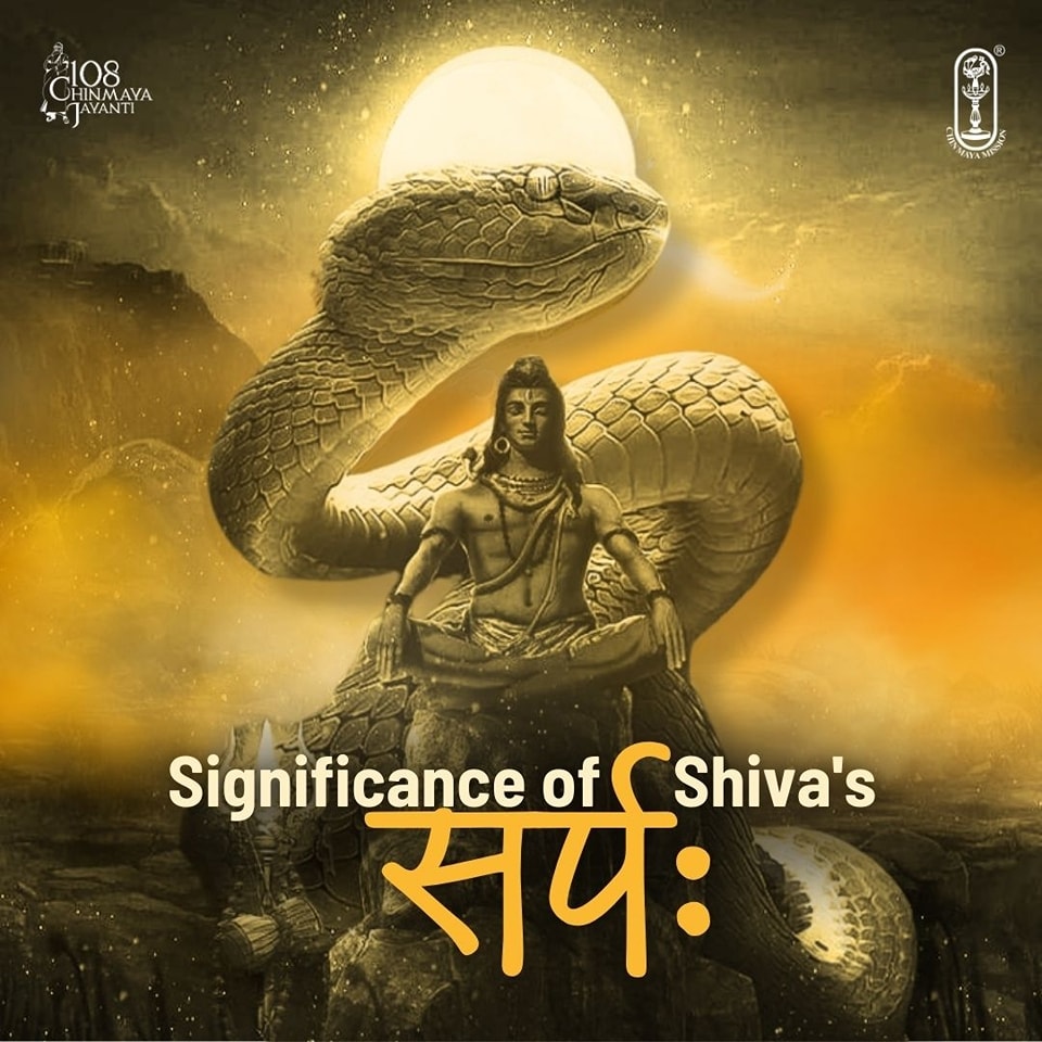 Chinmaya Mission Facebook ad: Significance of Shiva's Snake!