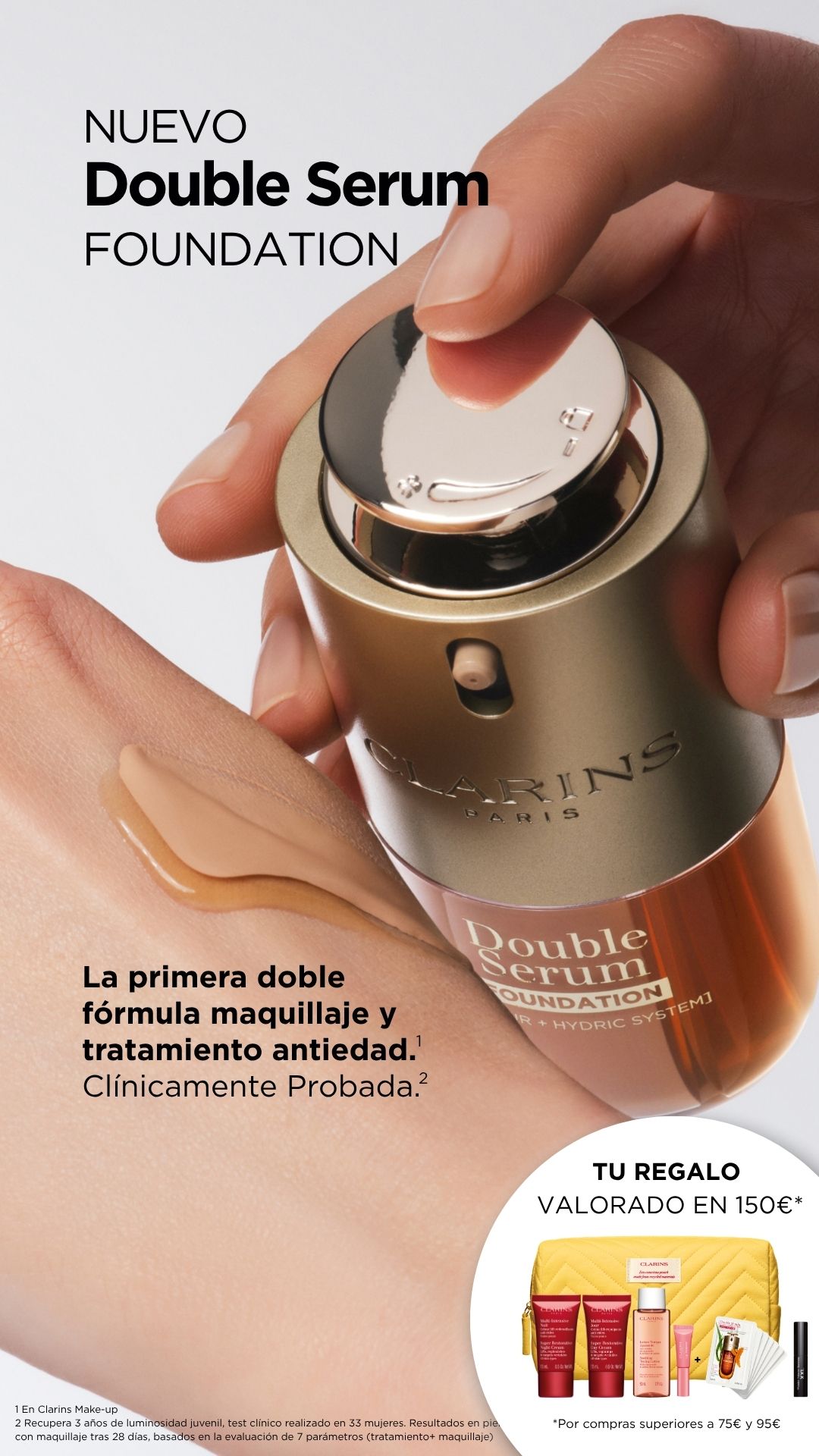 Clarins Facebook ad