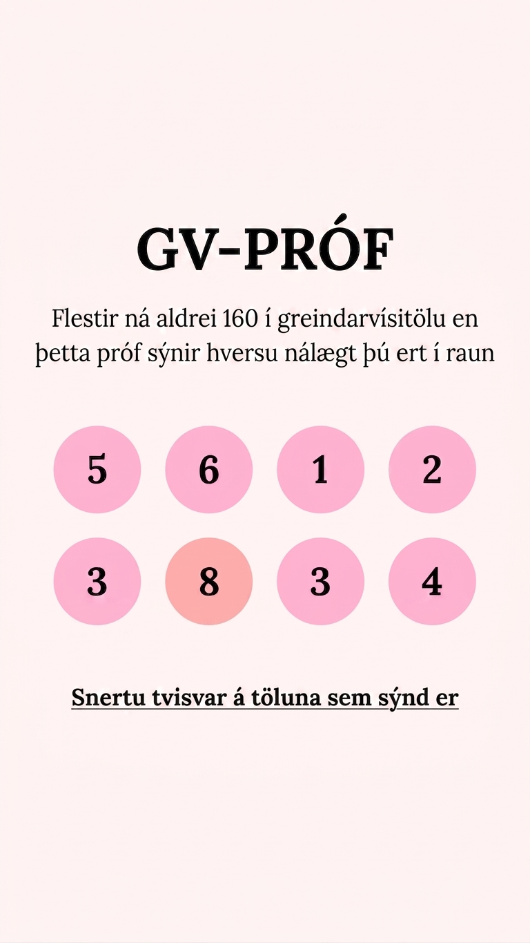 Free International IQ Test Facebook ad