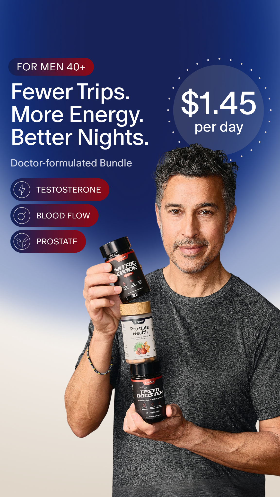Snap Supplements Facebook ad