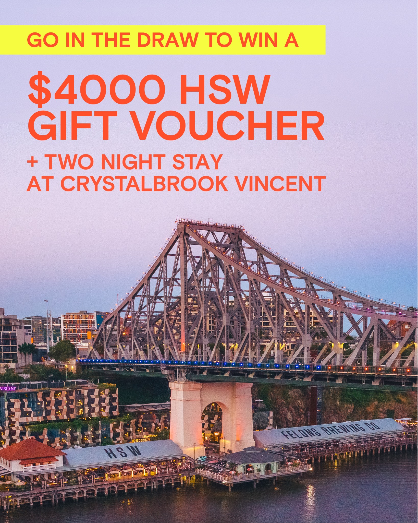 Howard Smith Wharves Facebook ad: $20 Bonus Voucher With Every $100 Voucher Purchase