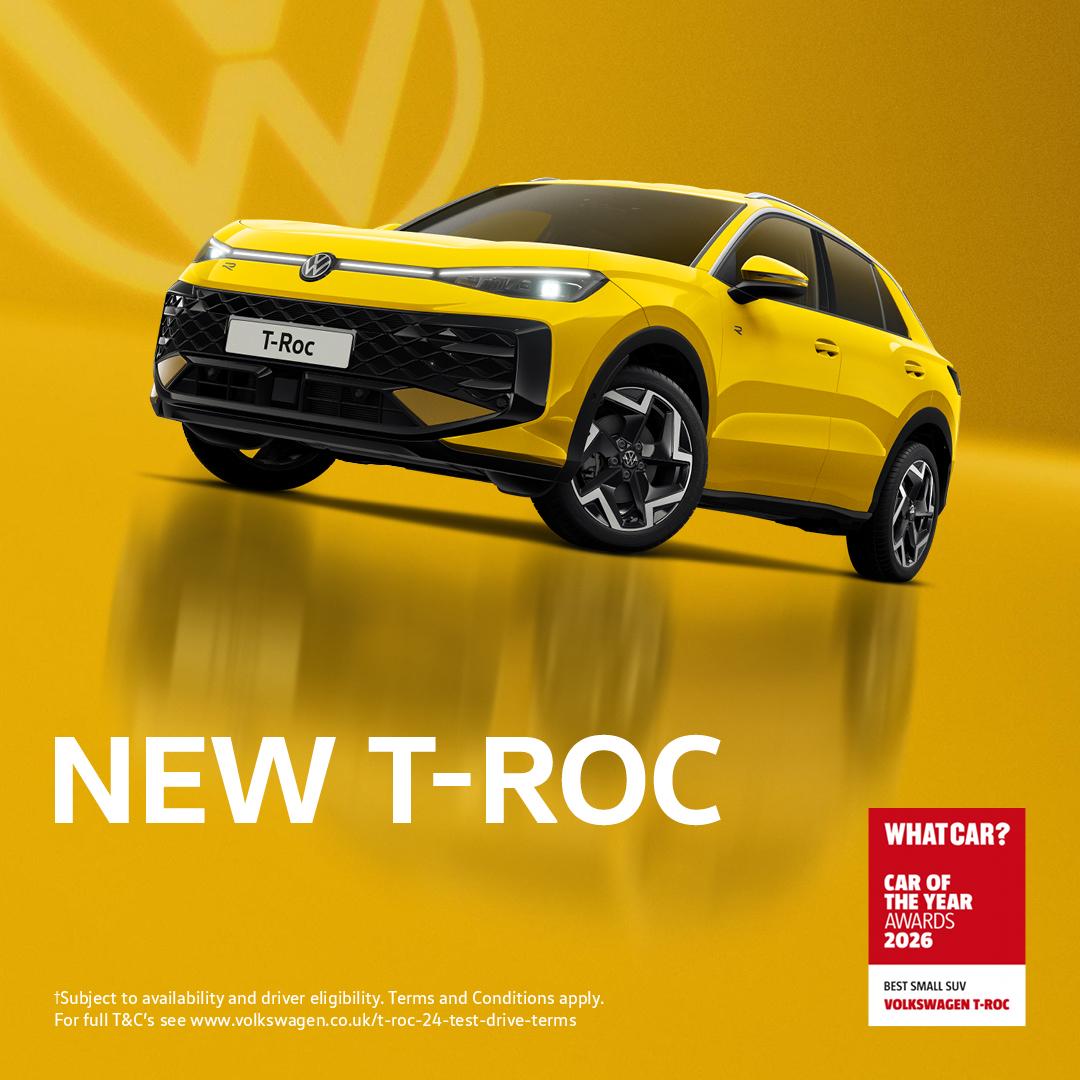JCB Group Facebook ad: Discover why the New T-Roc was named What…