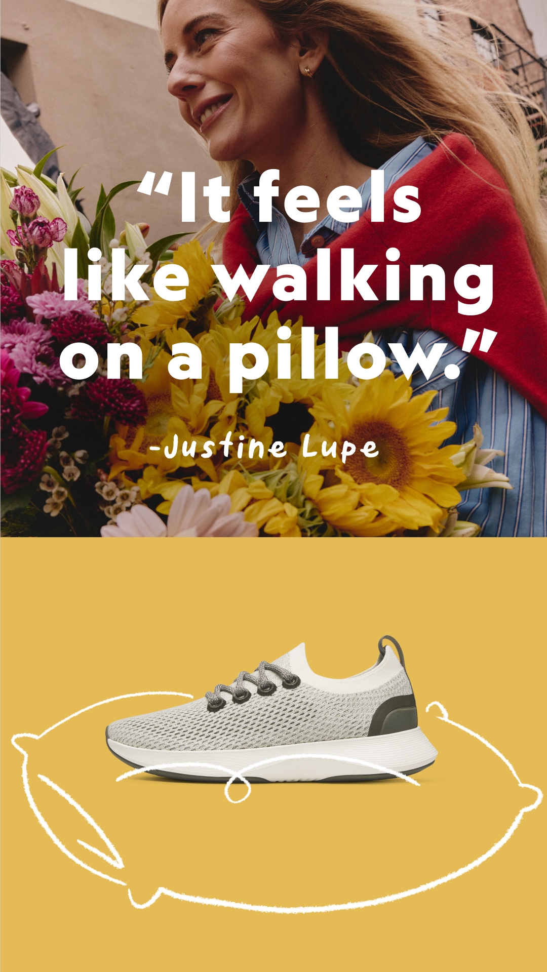 Allbirds Facebook ad