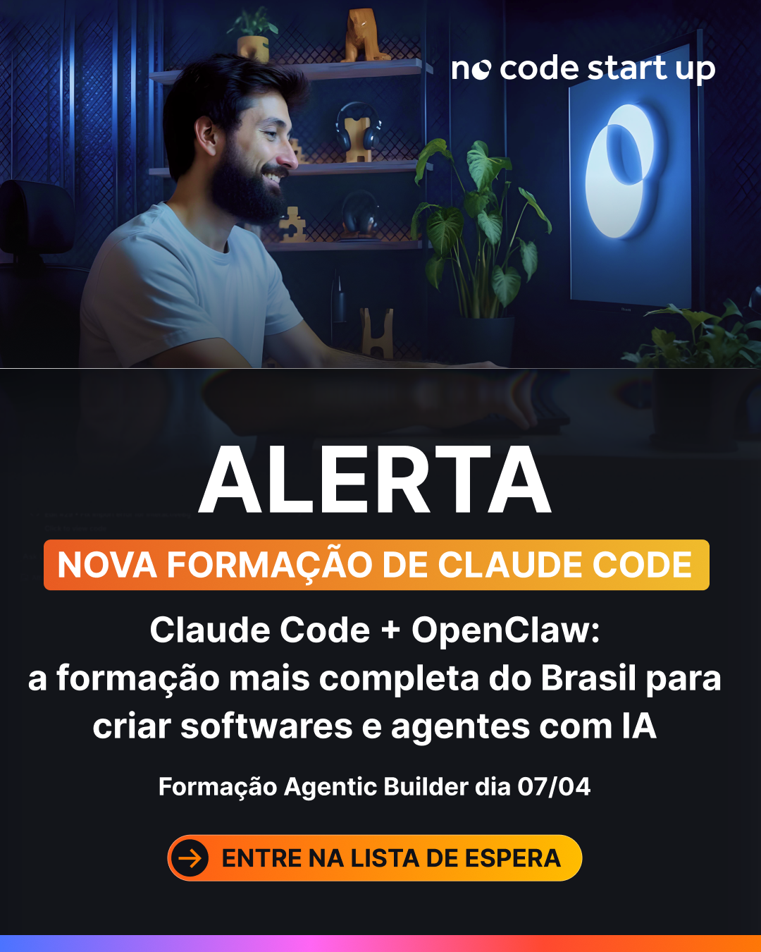 No Code Start Up Facebook ad