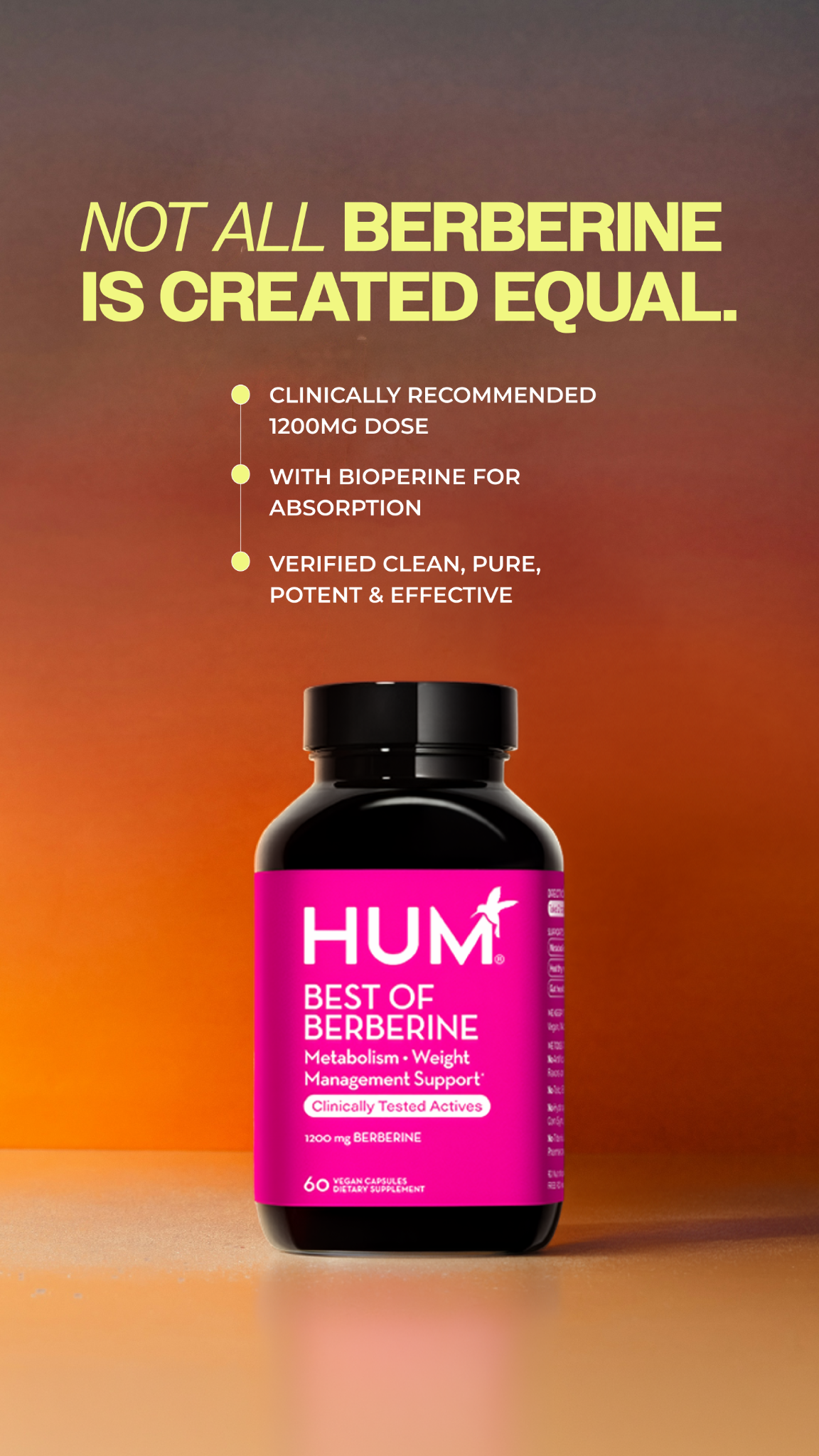 HUM Nutrition Facebook ad