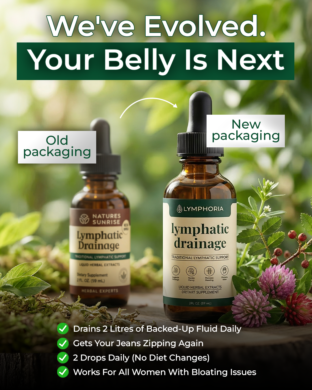 Lymphoria Facebook ad: Don’t Blame Your Lifestyle, Fix The Lymphatic System First