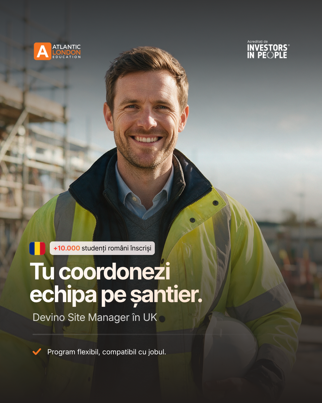 Atlantic London Facebook ad: Te ajutăm gratuit cu înscrierea și aplicația pentru…
