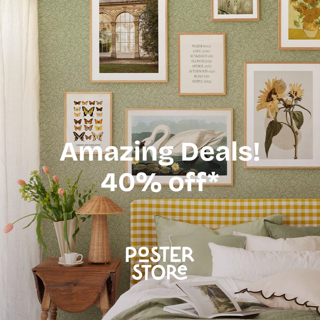 Poster Store Facebook ad: Nos prix sont encore plus doux!
