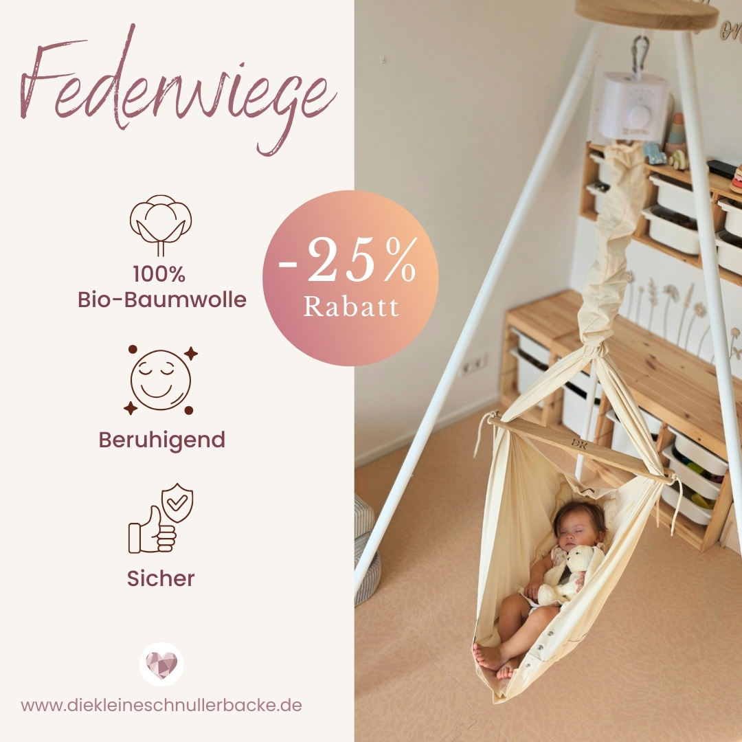 Die kleine Schnullerbacke Facebook ad: Mehr Schlaf für Dein Baby, mehr Ruhe für Dich