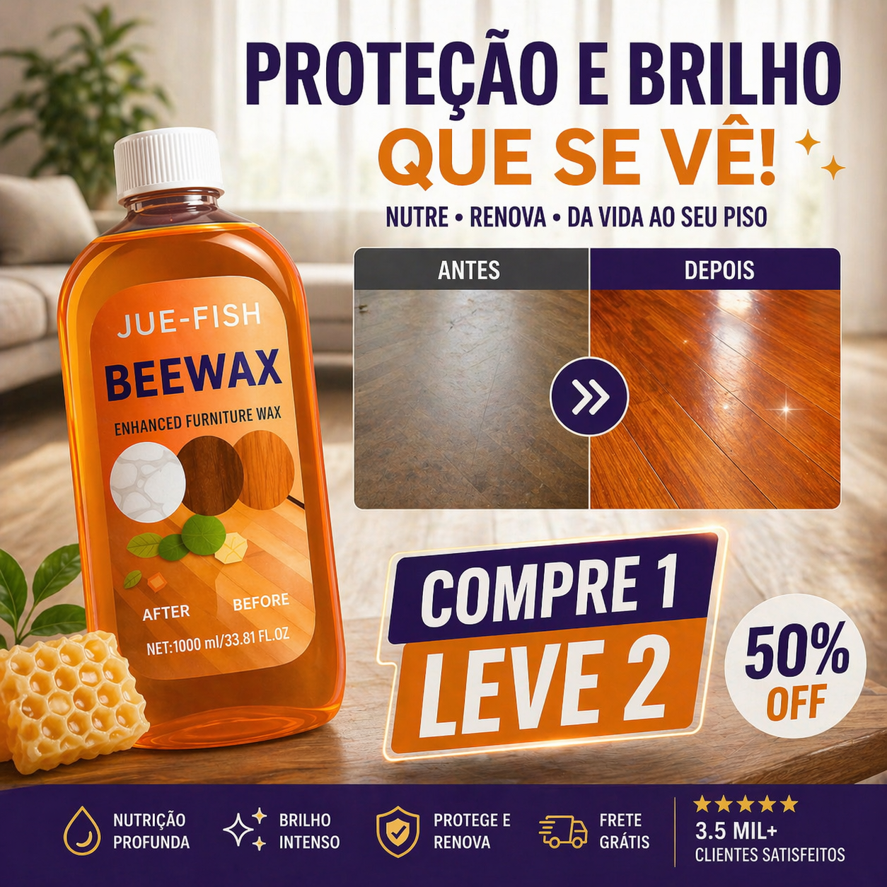 Lojas Verificadas Facebook ad: Pague por 1, receba 2, só hoje!