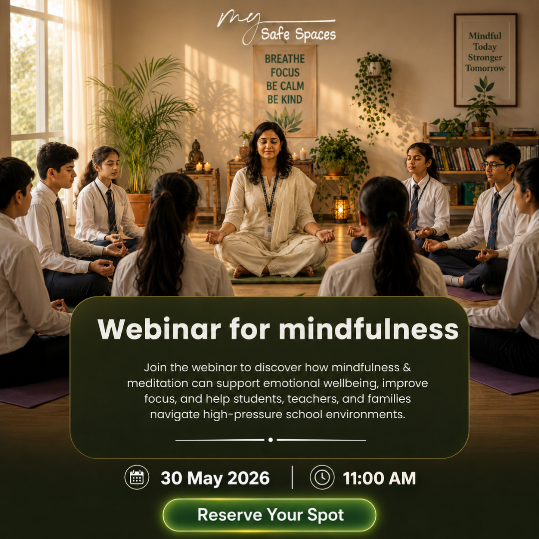 My Safe Spaces Facebook ad: Meditation for Mental Health & Emotional Wellness