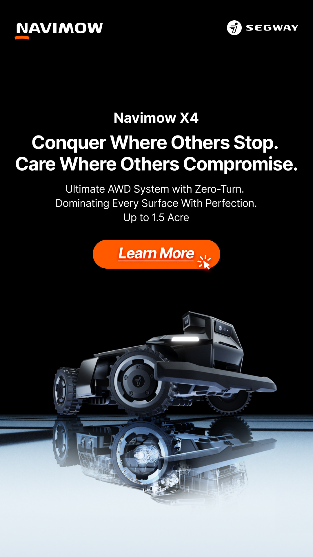 Segway Navimow Facebook ad from Jun 18, 2026