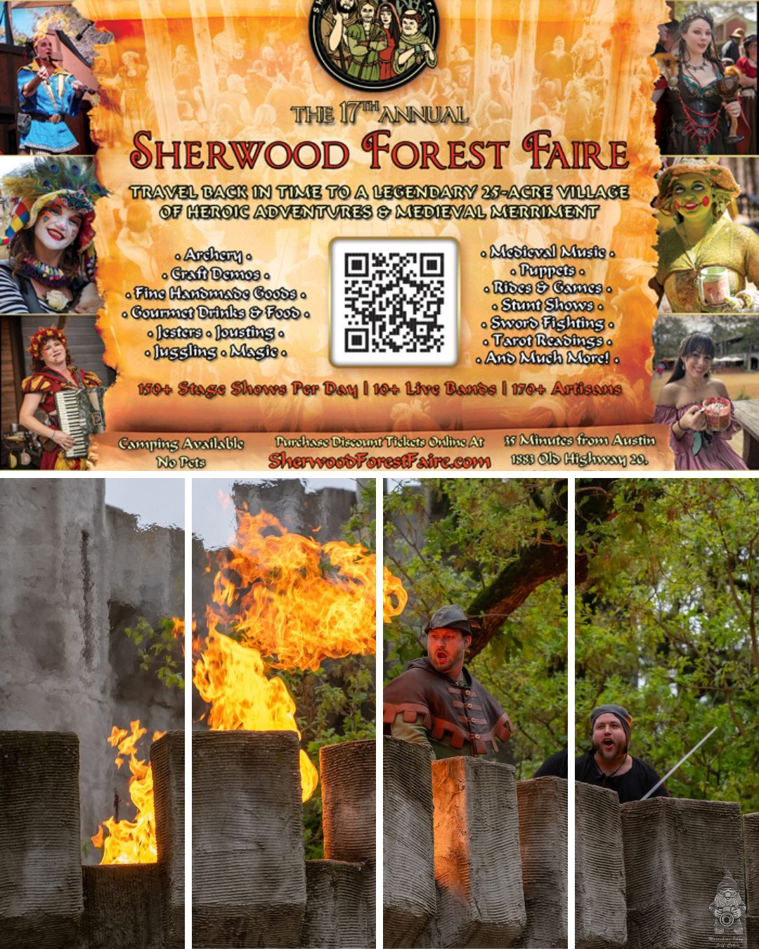 Sherwood Forest Faire Facebook ad