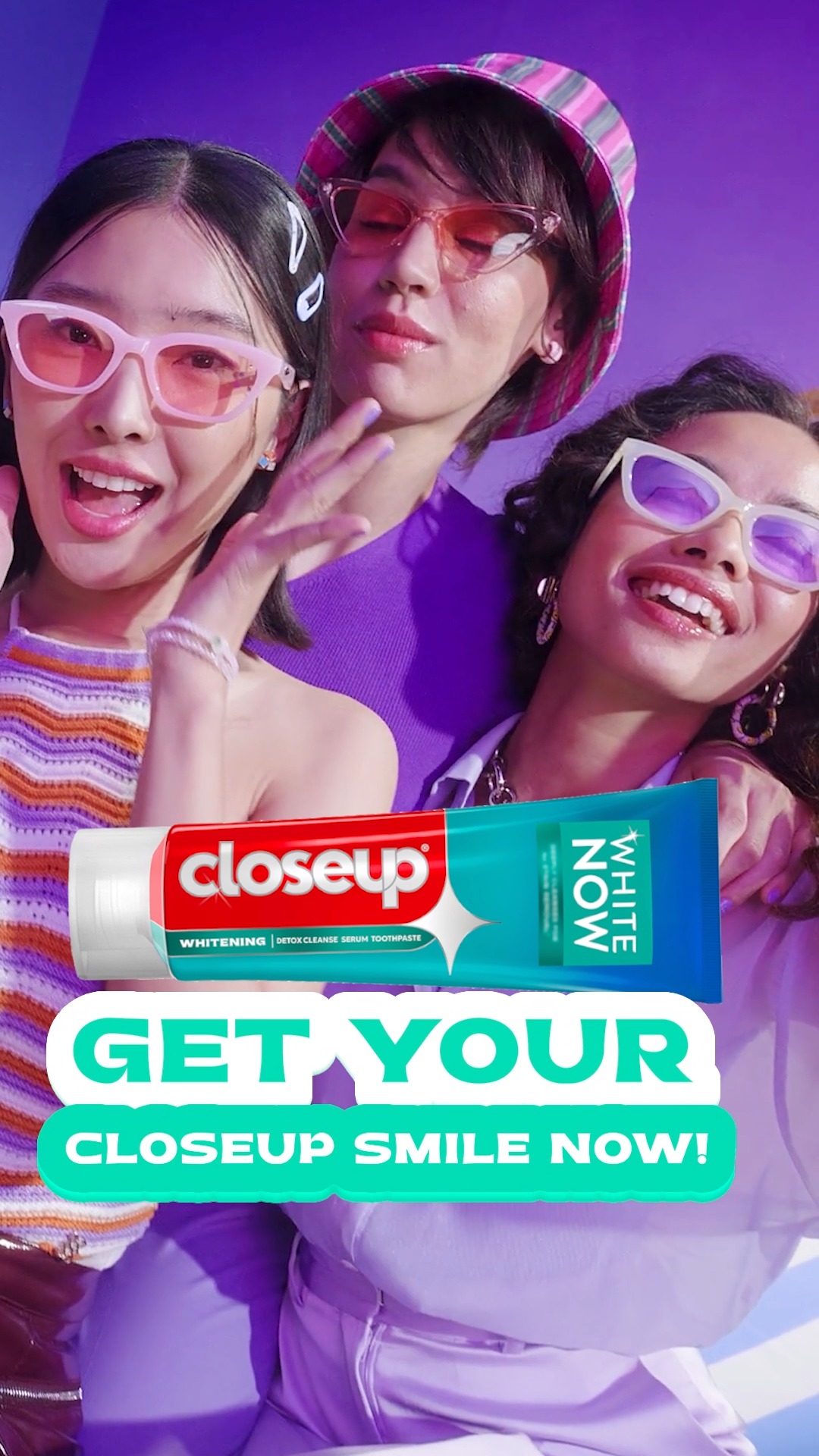 Closeup Facebook ad: Smile for bright days!