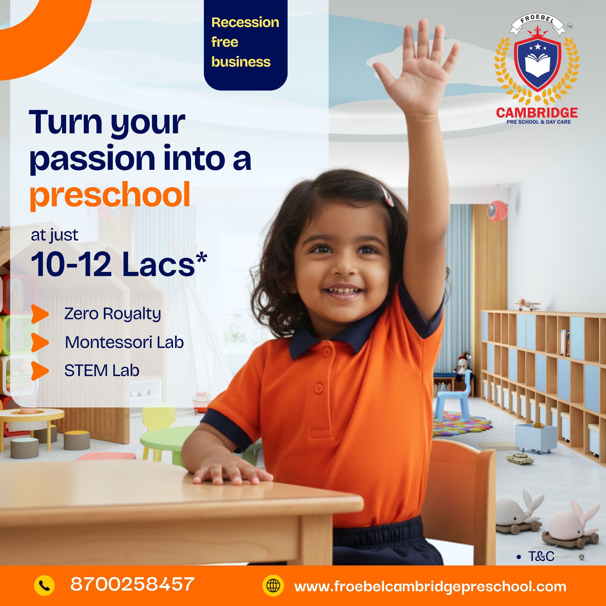 Froebel Cambridge Pre School & Day Care Facebook ad from Feb 18, 2026