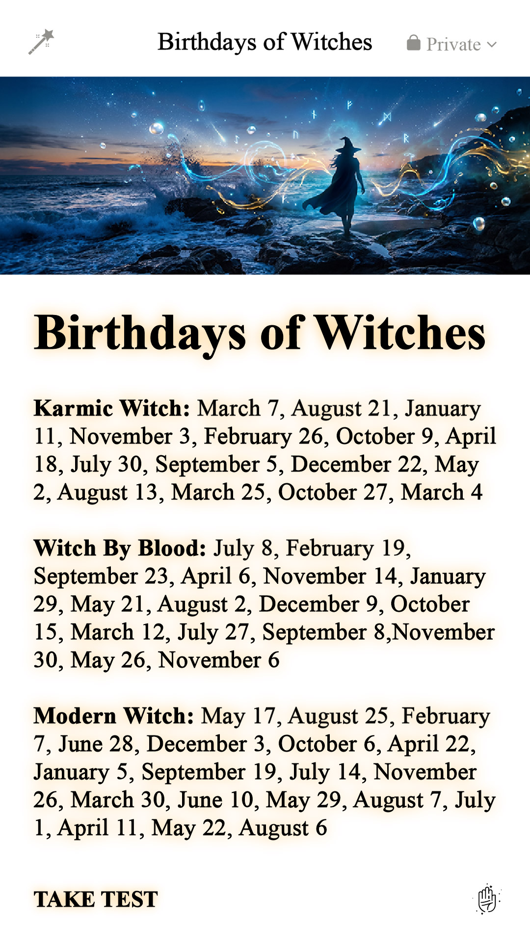 Witch Power Guide Facebook ad