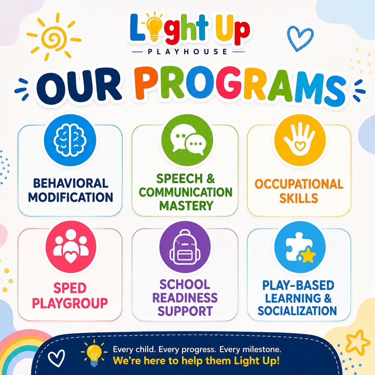 Light Up Playhouse - Meycauayan Bulacan Branch Facebook ad: 𝐄𝐯𝐞𝐫𝐲 𝐜𝐡𝐢𝐥𝐝 𝐝𝐞𝐬𝐞𝐫𝐯𝐞𝐬 𝐭𝐡𝐞 𝐫𝐢𝐠𝐡𝐭…