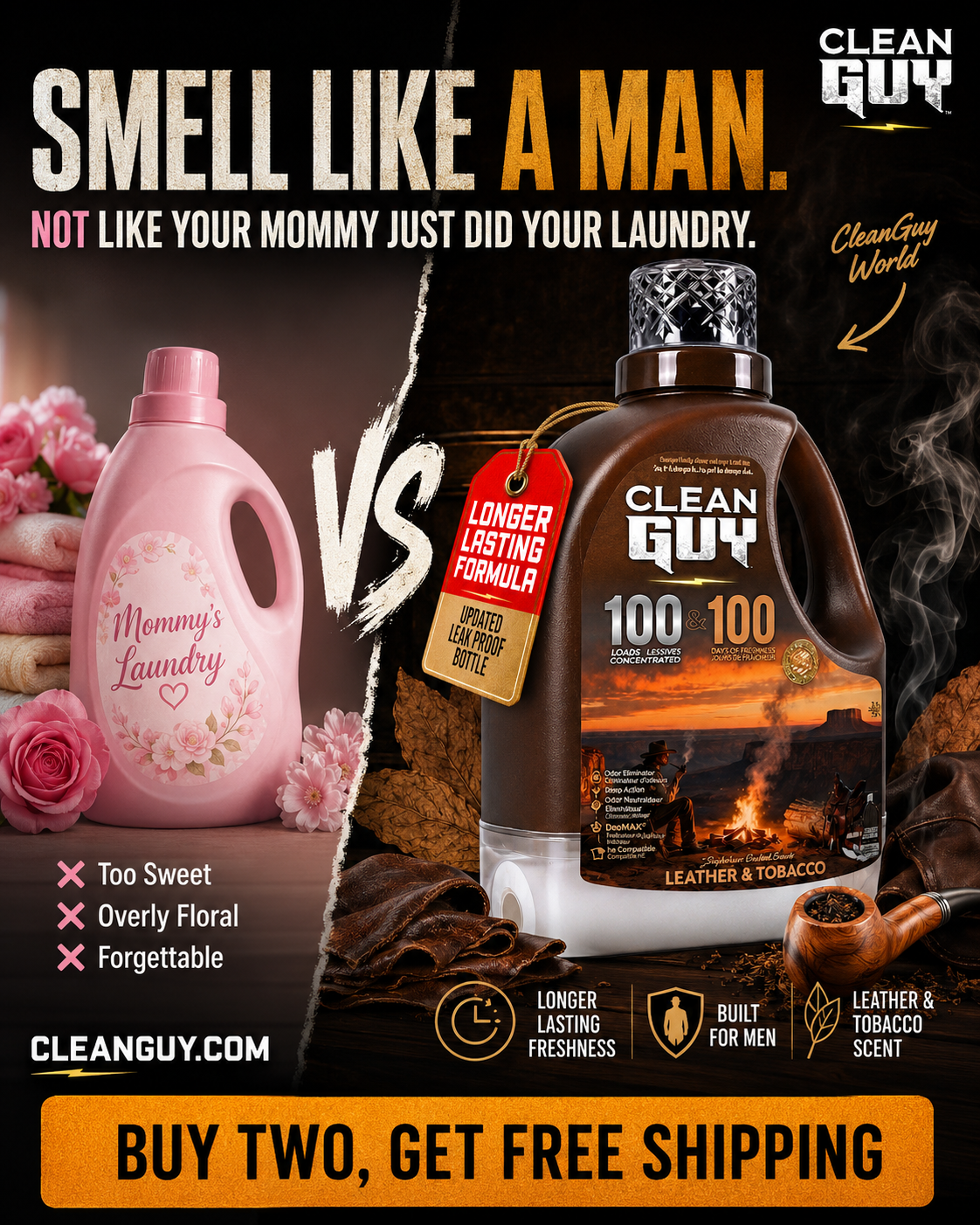 Clean Guy Facebook ad