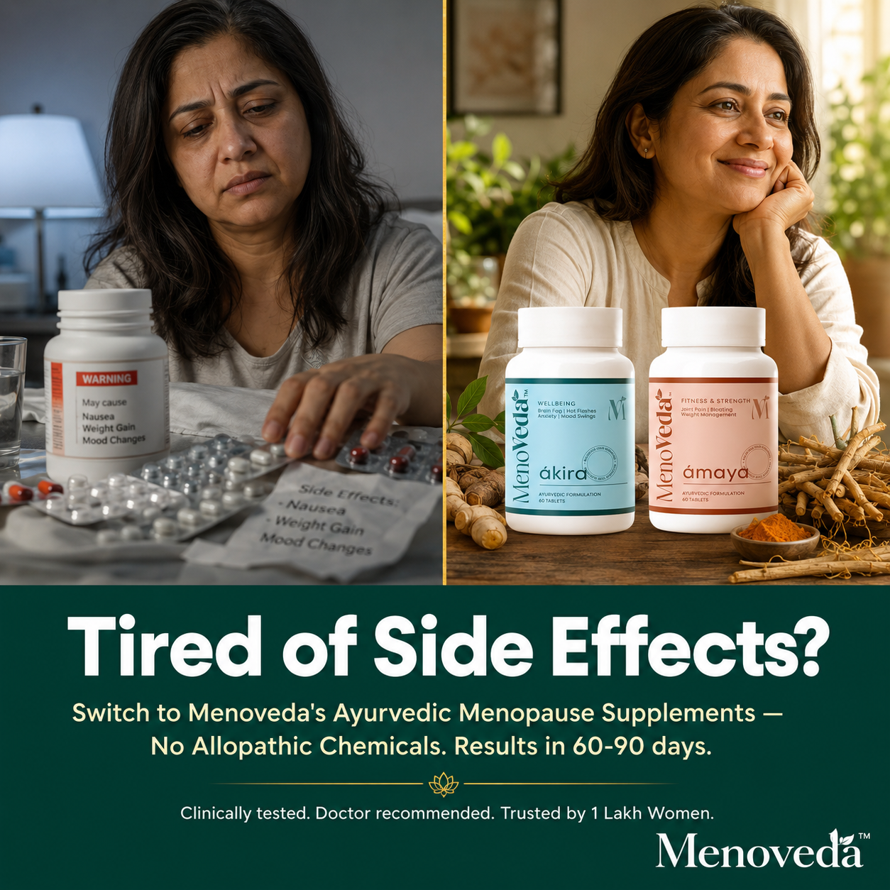 Menoveda Facebook ad