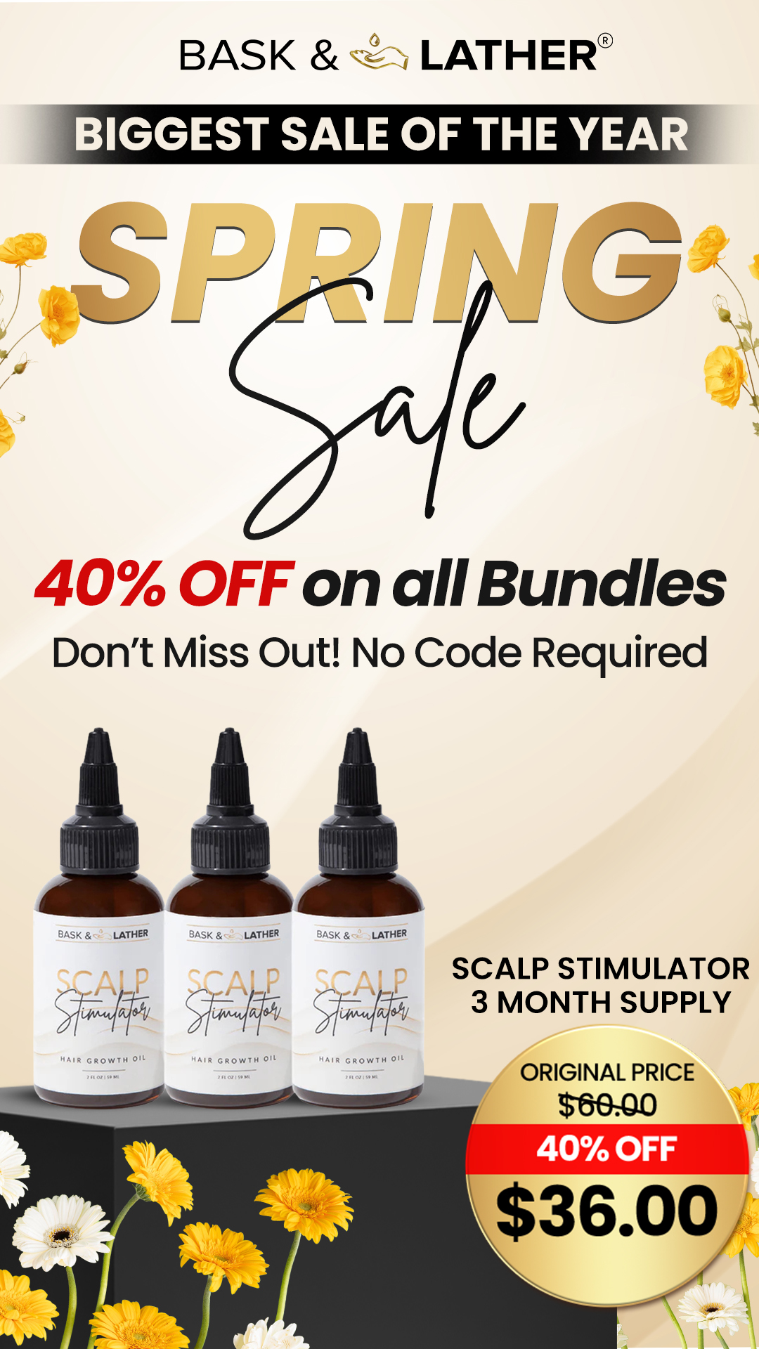 Bask & Lather Co Facebook ad