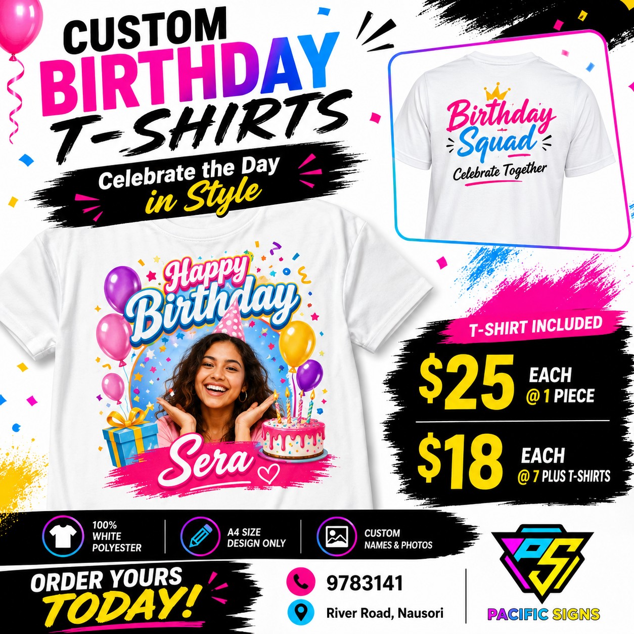 Pacific Signs Facebook ad